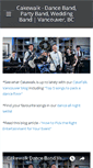 Mobile Screenshot of cakewalkband.com